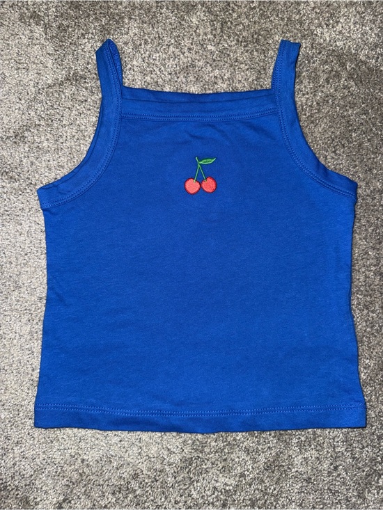 Crewcuts Other - Crewcuts - XS (4/5) - girls tank with cherry embroidery